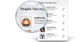 screenshot of people you may know
